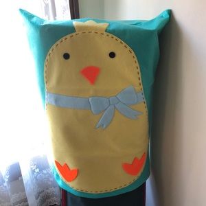 Easter chair covers 2 bran new never used nice thick flannel type material comes